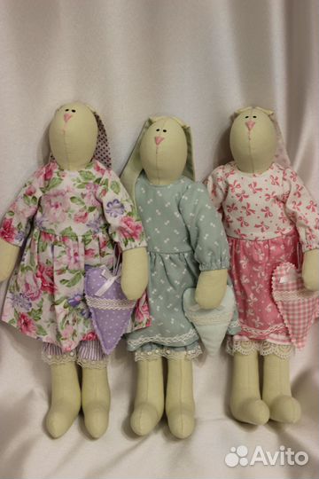 Текстильные кролики