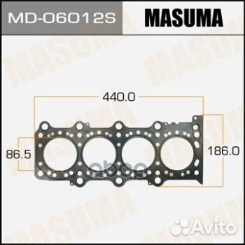 Прокладка гбц suzuki MD06012S Masuma