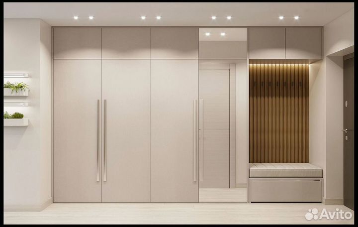 Шкаф в прихожую узкий