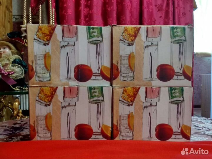 Стаканы граненые. Pasabahce Турция