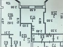 2-к. квартира, 105 м², 4/17 эт.