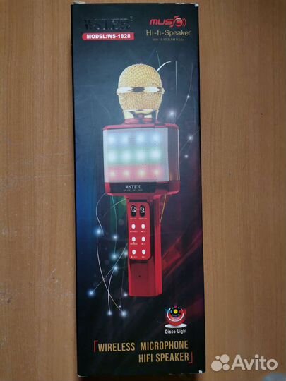 Беспроводной караоке микрофон wster WS-1828