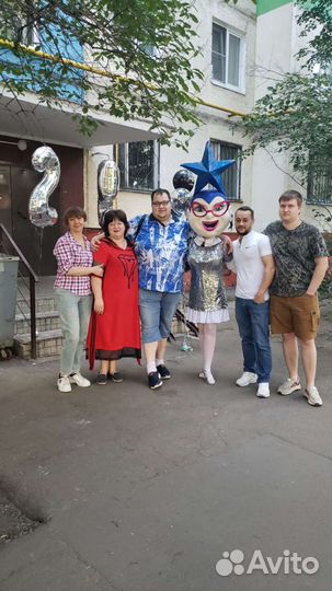 Шуточный стриптиз. ростовые куклы. Шоу