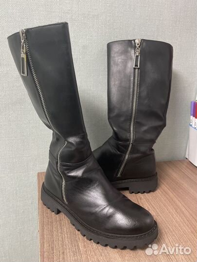 Демисезонные сапоги для девочки 34 - 35 размер