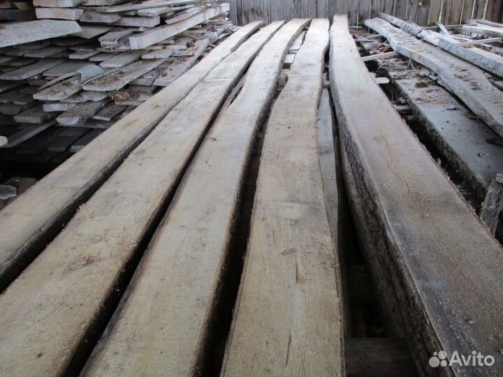 Чёрная(глухая) ольха сухая необрезная доска 40 мм