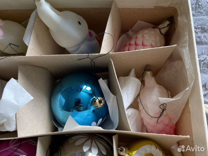 Елочные игрушки СССР