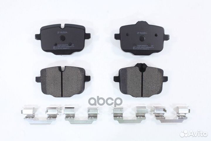 Колодки зад.BMW 5 530d 09 GDB1869ZFR ZF Russia