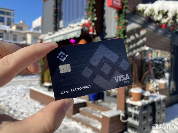 Помогу оформить карту Visa Binance за 1 день