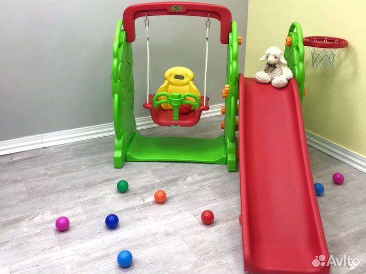 Горка+качель