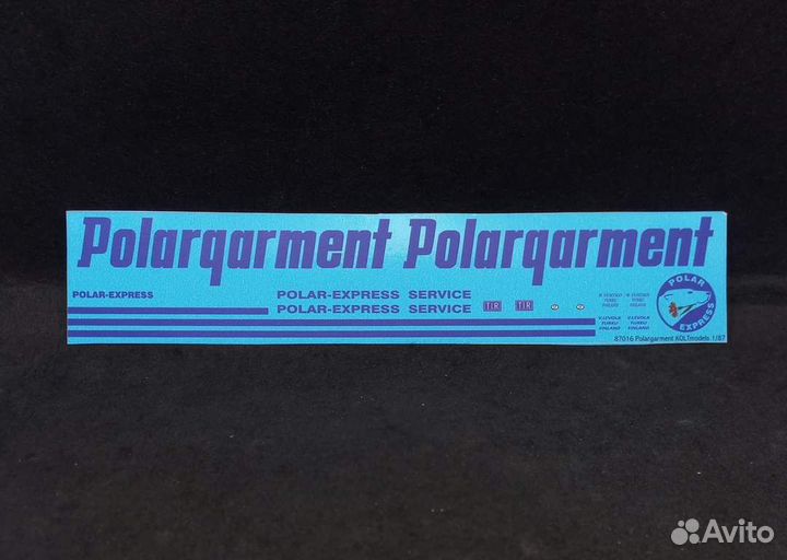 87016 Набор декалей Polargarment 1/87 H0