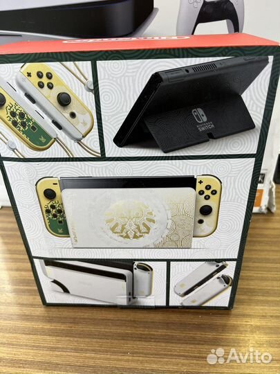 Nintendo switch oled zelda edition русс блок