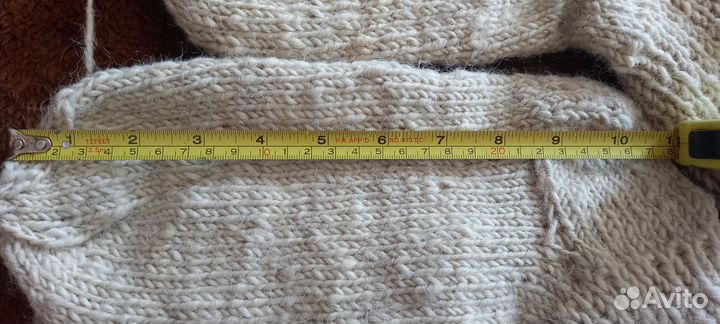 Носки шерстяные вязаные