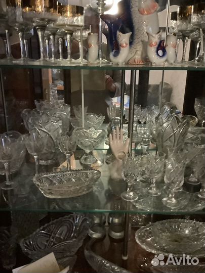 Ваза/чешское стекло