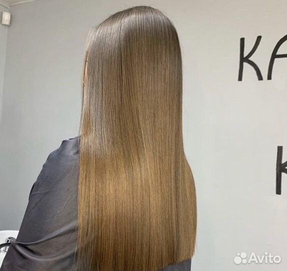 Кератиновое выпрямление волос ботокс spa уход