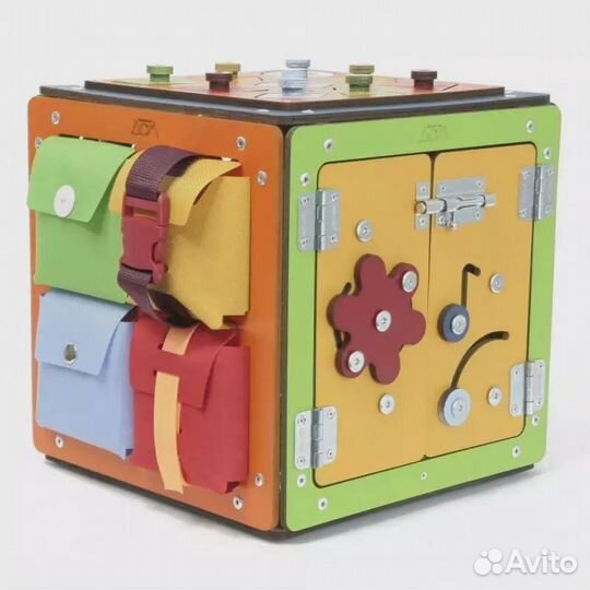 Бизиборд Занятный куб