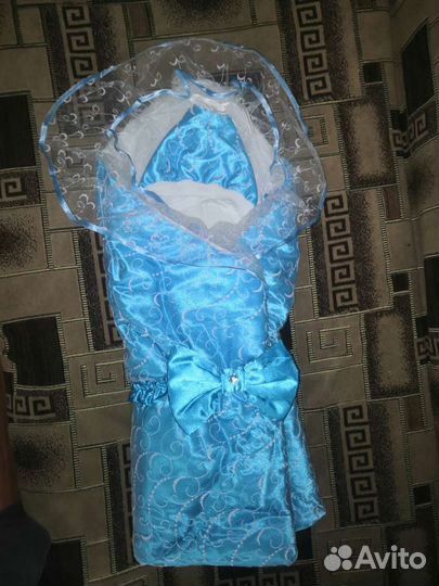 Конверт на выписку для мальчика весна осень