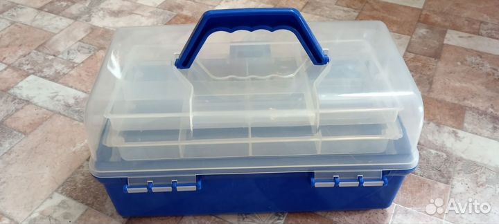 Пластиковый Бокс, коробка для рукоделия