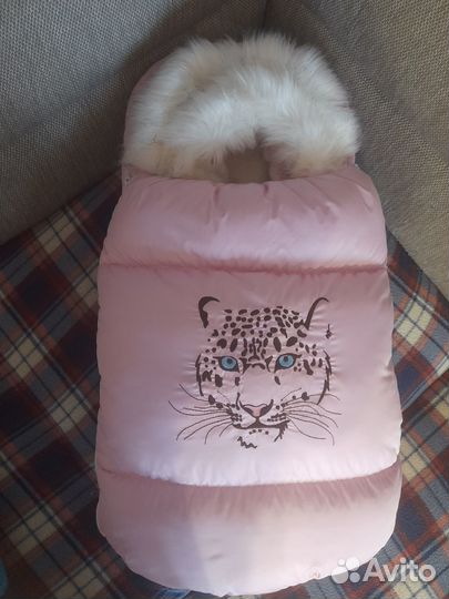 Конверт на выписку зимний для девочки