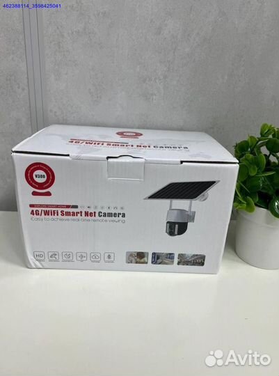 Уличная 4G камера с солн. батареей