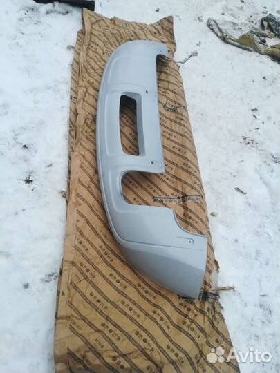 Юбка заднего бампера на ауди ку3 audi q3