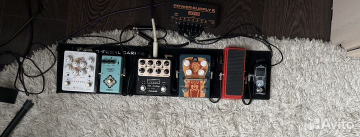 Педалборд готовый, гитарные педали