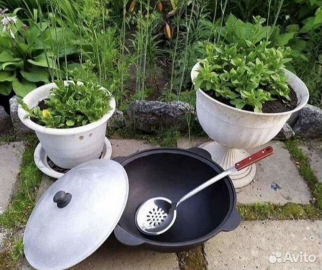 Казан чугунный узбекский