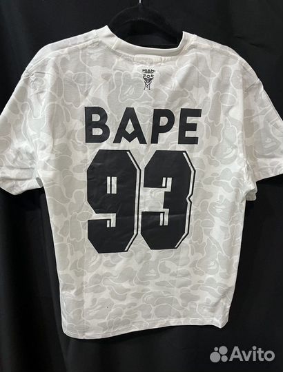 Футболка bape inter miami белая