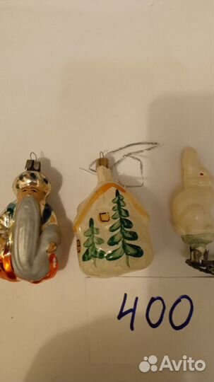 Елочные игрушки СССР