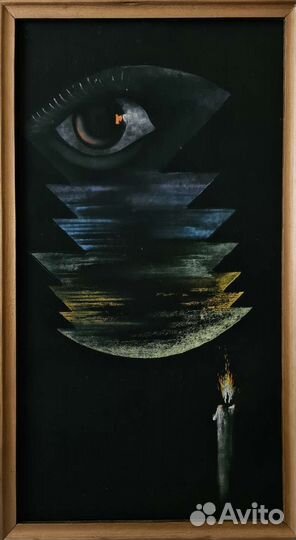 Картинами пастелью Мысль, 1993 год