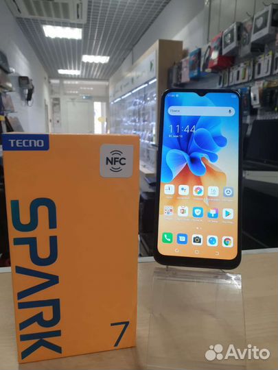Смартфон Tecno Spark 7 4/64Gb Гарантия бу