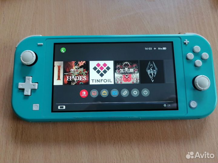 Nintendo switch lite 128g (прошитая)
