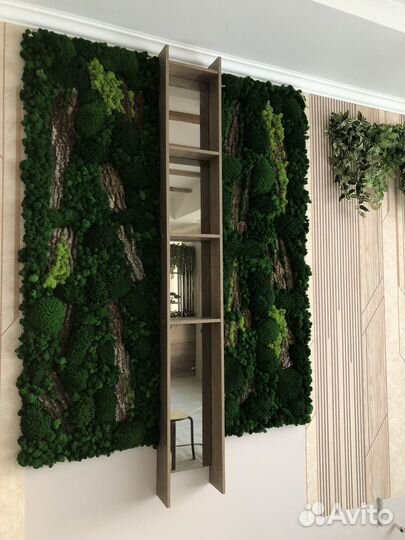 Вертикальное искусственное озеленение