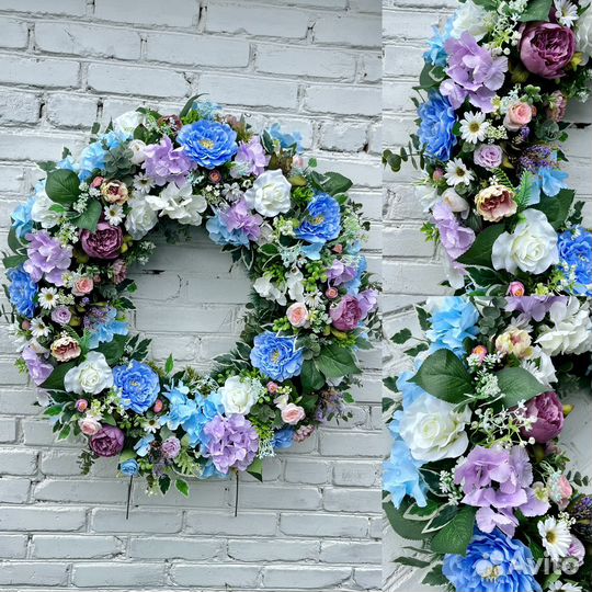 Венки ритуальные от 70 см до 180 см