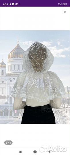 Не спадающий платок в церковь