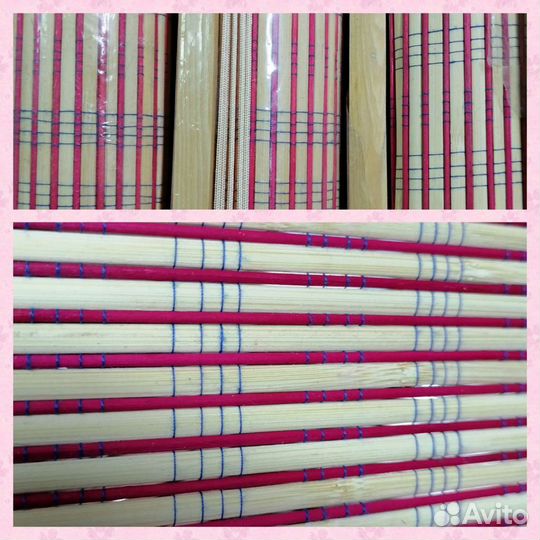 Шторы рулонные из бамбука и ротанга (жалюзи)