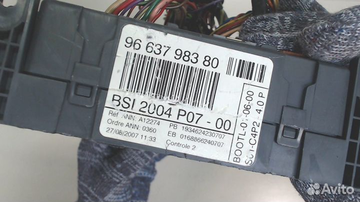 BSI Блок предохранителей Peugeot 207, 2008