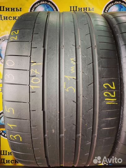 Continental SportContact 6 315/30 R22 107Y