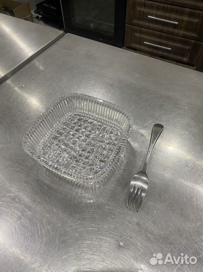 Салатница хрустальная СССР