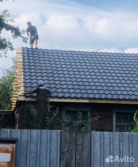 Кровельные работы, Ремонт крыши, Замена покрытия