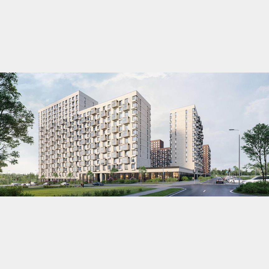 2-к. квартира, 51,7 м², 7/17 эт.