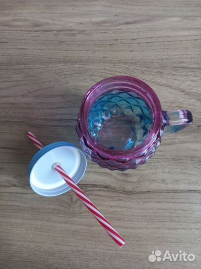 Кружка с трубочкой