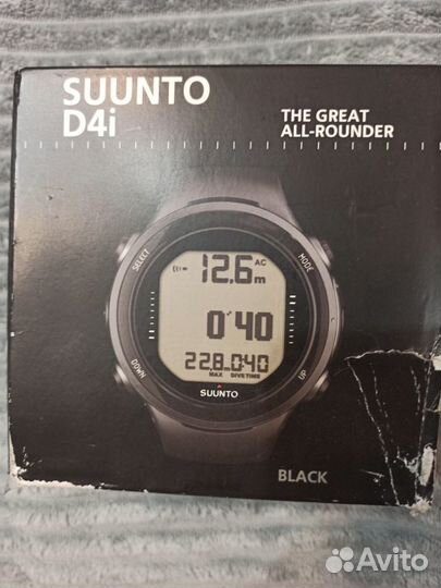 Декомпрессиметр Suunto D4i novo, черный