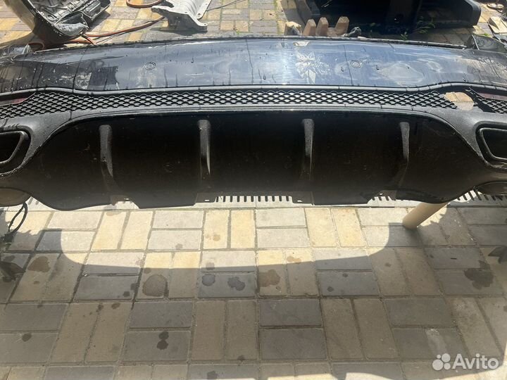 Диффузор оригинал заднего бампера mercedes x166 63