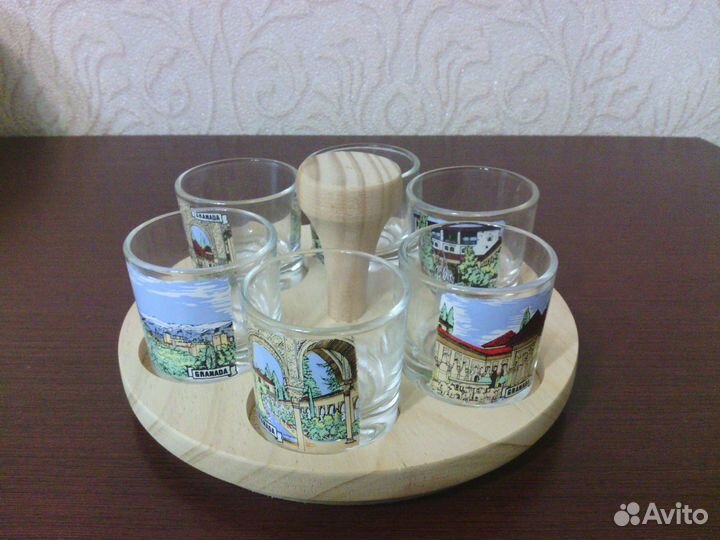 Набор стаканов/стопок 6шт