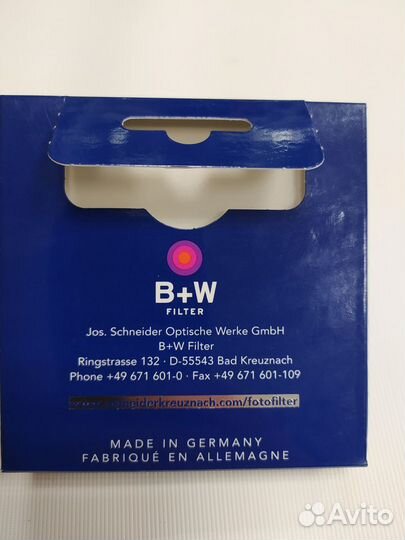 Светофильтр B+W 77 010 UV-Haze 1x Germany