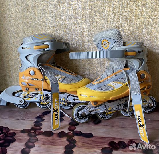 Коньки роликовые раздвижные 36-39 размер
