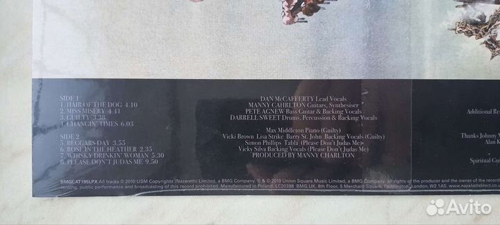 Виниловая пластинка Nazareth Hair of the dog