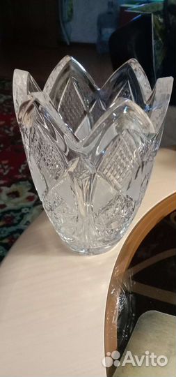 Ваза хрустальная 