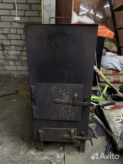 Печь буржуйка для гаража + труба в подарок