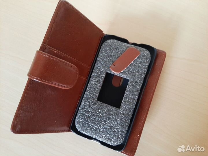 Чехол телефона Motorola Moto G (3rd gen) кожа нов